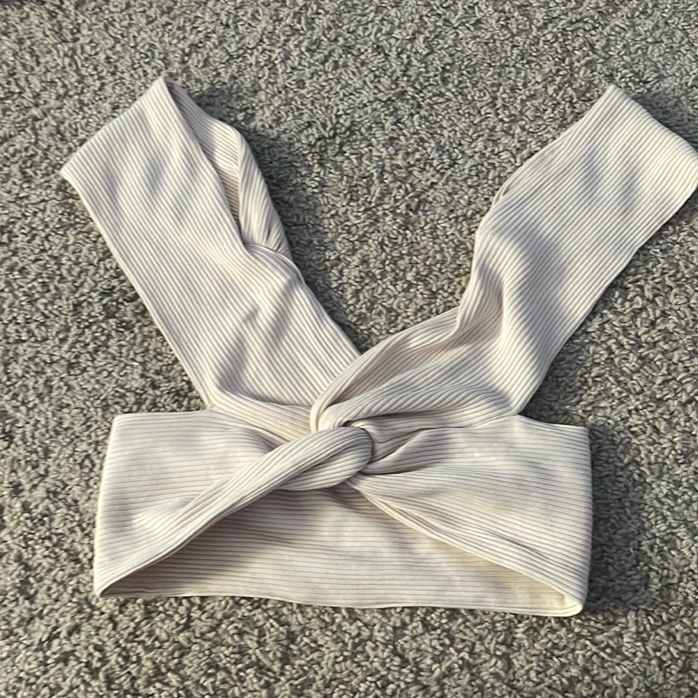 SHEIN Corduroy Crop Top